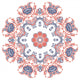 Stencil Mandala Indian Design Wall Decal
