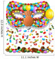 Maschera di Caramelle-Candies Carnival Mask-Vector Wall Mural