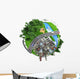 Miniature Globe Tranports and Wall Decal