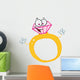 Gold And Diamond Ring Wall Decal