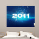 2011 New Year card illustration Wall Mural