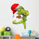 Dragon and Christmas Wall Decal
