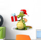 Dragon and Gift Wall Decal