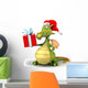 Dragon and Gift Wall Decal