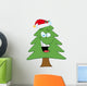 Cartoon Christmas Tree with Wall Decal