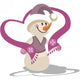 Snowman Color Wall Decal