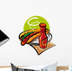 Hot Dog and Ketchup Wall Decal