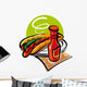 Hot Dog and Ketchup Wall Decal