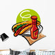Hot Dog and Ketchup Wall Decal