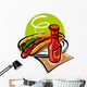 Hot Dog and Ketchup Wall Decal
