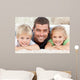 Children with Father Smilling