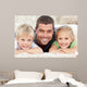 Children with Father Smilling