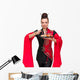 Attractive Woman Traditional Dress Wall Decal
