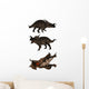 Einiosaurus Triceratops Dinosaur Wall Decal Sticker Set