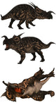 Einiosaurus Triceratops Dinosaur Wall Decal Sticker Set