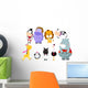 Group Animal Wall Decal