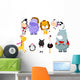 Group Animal Wall Decal