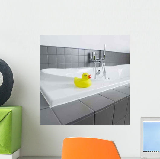 Little Yellow Rubber Duck Wall Mural