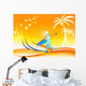 Surf Wall Mural