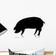 Pig Silhouette Wall Decal