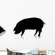 Pig Silhouette Wall Decal