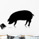 Pig Silhouette Wall Decal