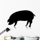 Pig Silhouette Wall Decal