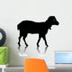 lamb silhouette Wall Decal