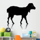 lamb silhouette Wall Decal