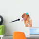 Singing Lady Dog Portrait Wall Decal
