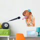 Singing Lady Dog Portrait Wall Decal