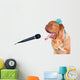 Singing Lady Dog Portrait Wall Decal