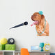 Singing Lady Dog Portrait Wall Decal