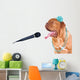 Singing Lady Dog Portrait Wall Decal