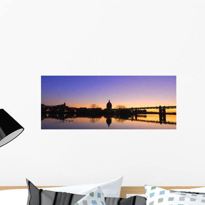 Toulouse Nocturne Wall Decal shown on a wall