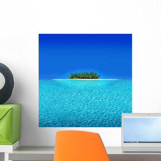 Atoll Island Wall Decal