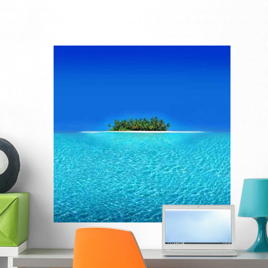 Atoll Island Wall Decal