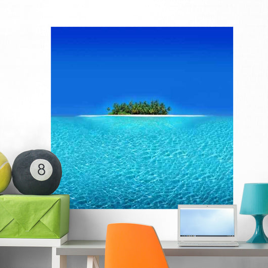 Atoll Island Wall Decal