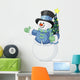 Snowman with Christmas Tree