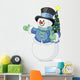 Snowman with Christmas Tree