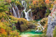 Waterfalls Autumn Scenery