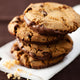 Pile of Delicious Chocolate Chip Cookies Wall Mural