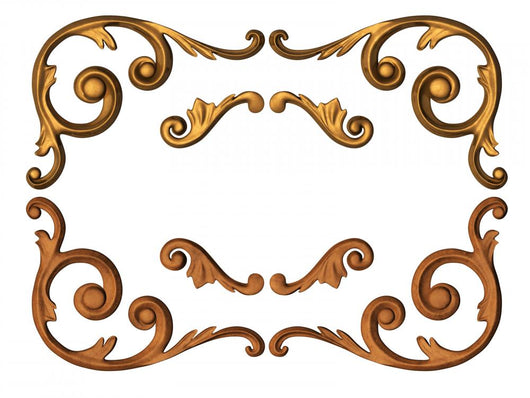 Gold Ornate Wall Mural