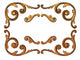Gold Ornate Wall Mural