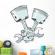 Sign Repair Car Engines Wall Decal