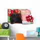 Kitten for Christmas Gift Wall Mural