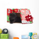 Kitten for Christmas Gift Wall Mural