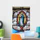 Burgundy-corbigny-church-saint Seine Stained Glass Wall Mural
