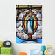 Burgundy-corbigny-church-saint Seine Stained Glass Wall Mural