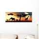 African Animals Wall Mural
